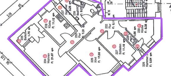 Apartamento de 4 habitaciónes en Kreuzberg, Germany No. 7212 6