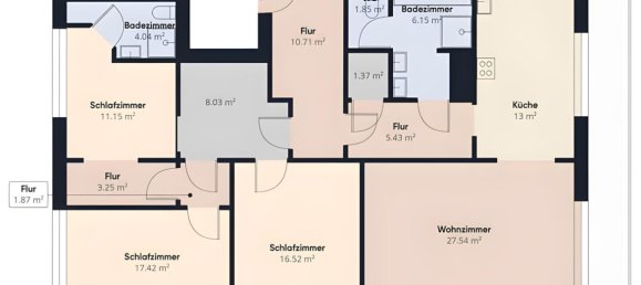 Квартира с 4 комнатами в Гёстинг, Австрия № 155043 6