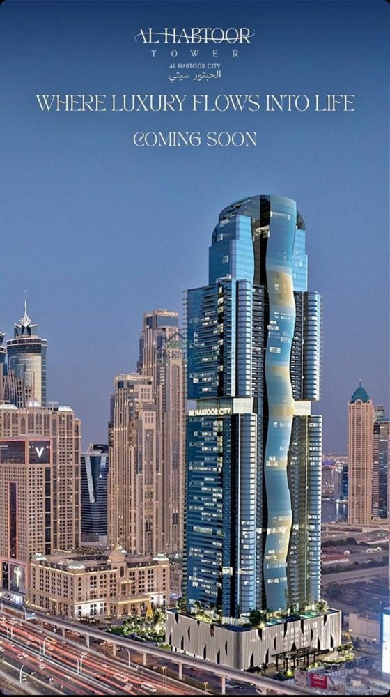 Квартира с 1 спальней в AL HABTOOR TOWER, Бизнес-Бэй, ОАЭ № 60827