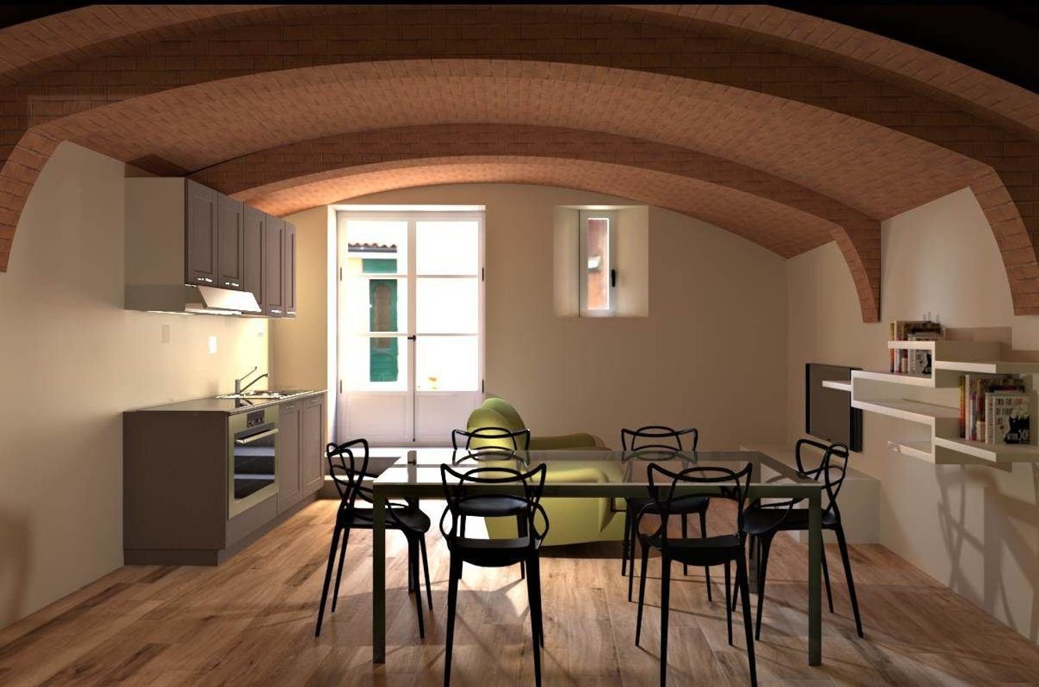 2 rooms Apartment in Siena, Italy No. 229887