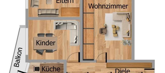 3غرفة شقة في Worgl, Austria رقم 134490 4