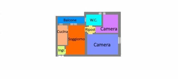 Квартира с 3 комнатами в Пезаро, Италия № 120018 14