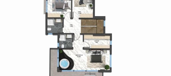 Villa 4+1 in Kargicak, Turkey No. 16499 7