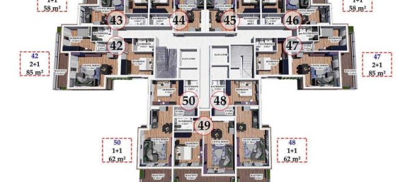 3 rooms Apartment in Alanya, Turkey No. 18238 17