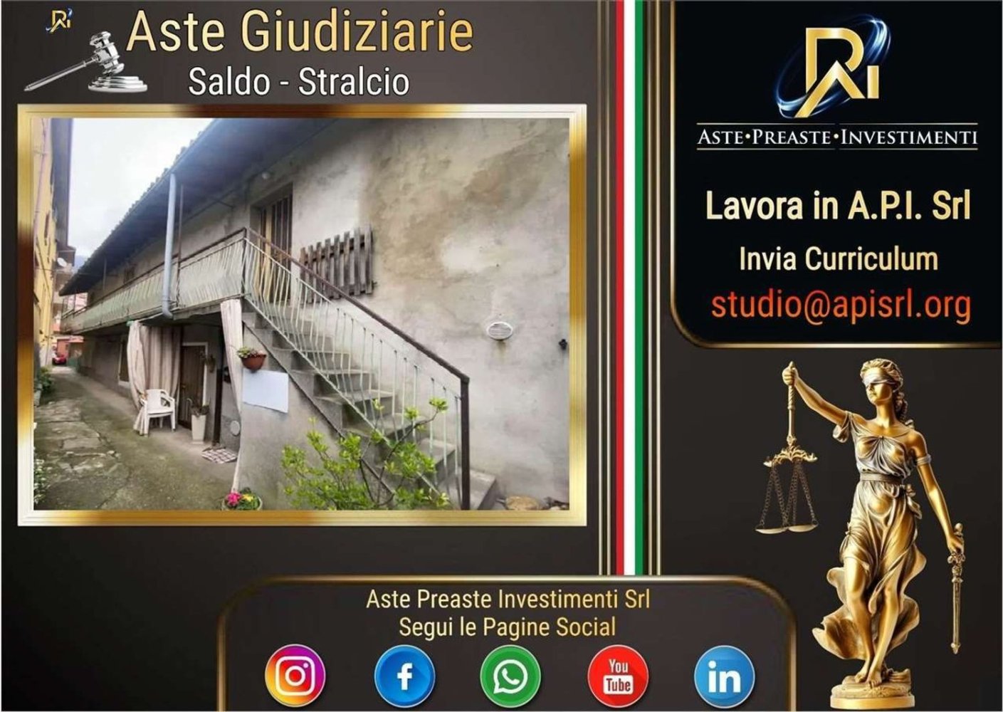 3 rooms Apartment in Torre de' Busi, Italy No. 267930