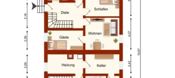 8 Schlafzimmer Stadthaus in Helmstedt, Germany, Nr. 127095 21