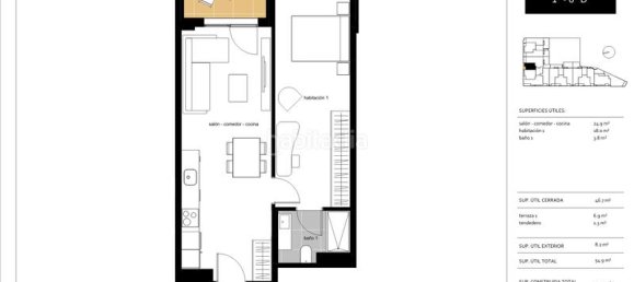 1 Schlafzimmer Wohnung in Basque Autonomous Community, Spain, Nr. 164116 11