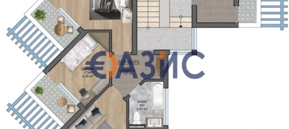 2 Schlafzimmer Wohnung in Byala, Bulgaria, Nr. 698 20