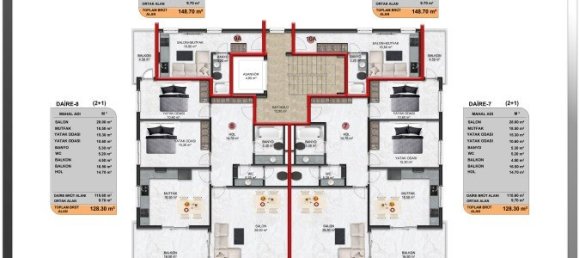 4 rooms Apartment in Cikcilli, Turkey No. 14890 24