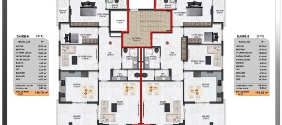 4 rooms Apartment in Cikcilli, Turkey No. 14890 23