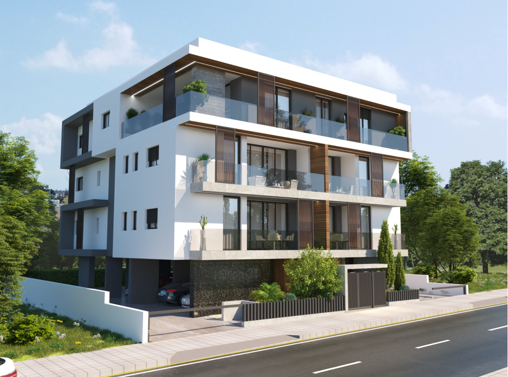 Apartamento de 2 dormitorios en Aglandjia, Cyprus No. 34990