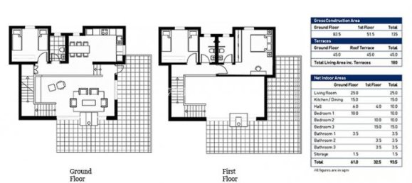 Villa 3+1 em Bodrum, Turkey N.º 28265 24