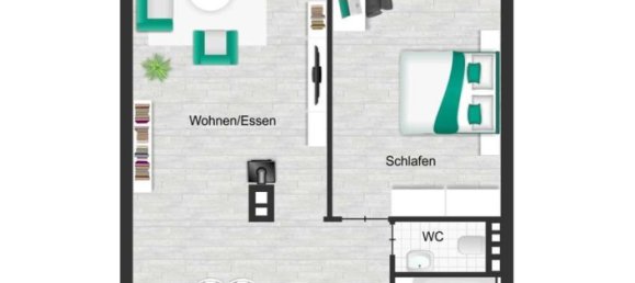 Квартира с 1 спальней в Леверкузен, Германия № 36802 24