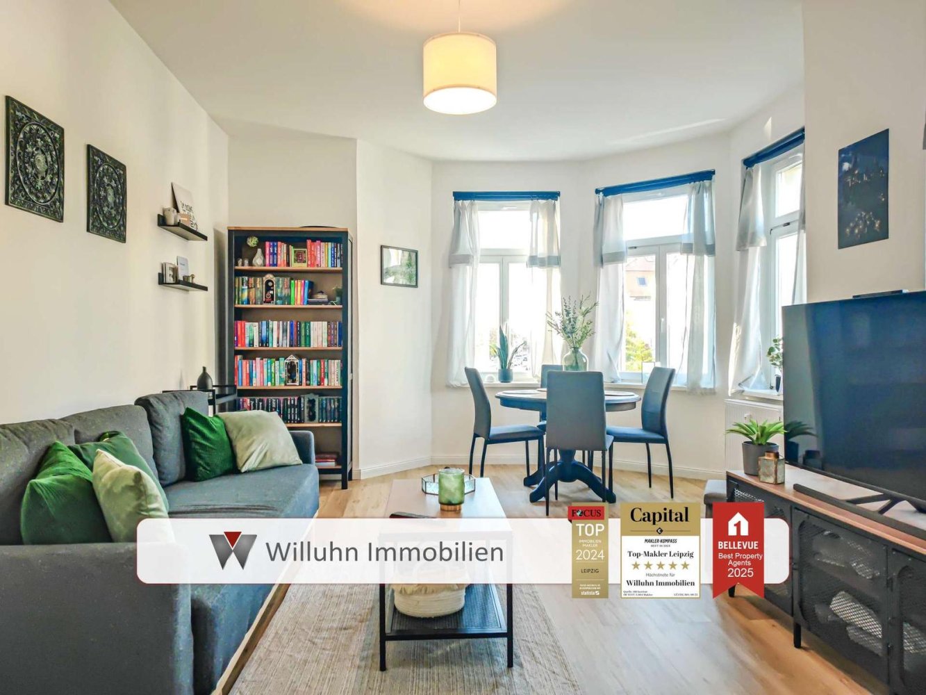 Квартира с 1 спальней в Лейпциг, Германия № 54309