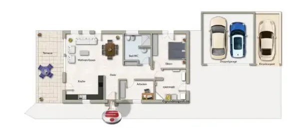 3 rooms Bungalow in Ravensburg, Germany No. 234328 8