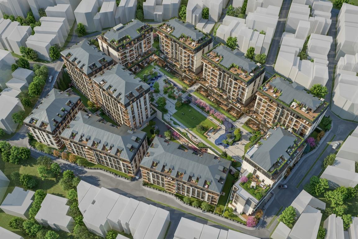 Квартира с 2 комнатами в Бешикташ, Турция № 19229