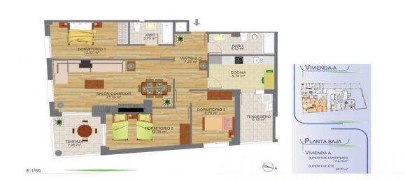 3 Schlafzimmer Wohnung in Aguilas, Spain, Nr. 7104 25