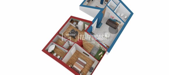 Квартира с 2 комнатами в Турин, Италия № 117132 11