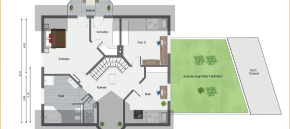 Дом с 2 спальнями в Неккар-Оденвальд, Германия № 51969 15