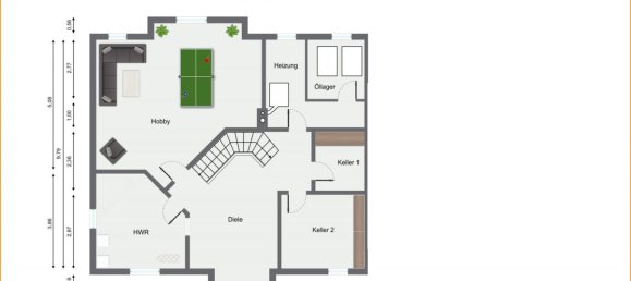 Дом с 2 спальнями в Неккар-Оденвальд, Германия № 51969 16