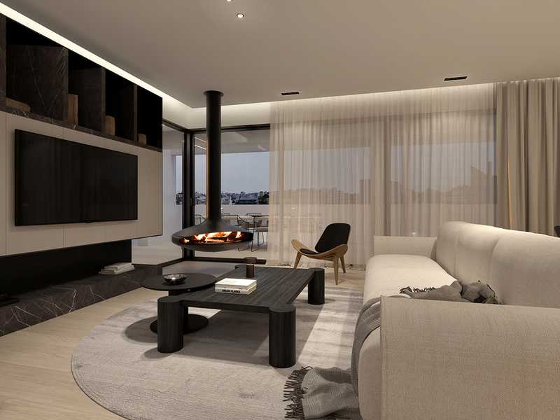 3 chambres Penthouse à Nicosia, Cyprus No. 63475