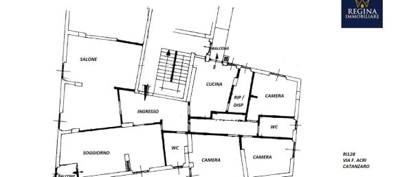 5 rooms Apartment in Catanzaro, Italy No. 227821 3