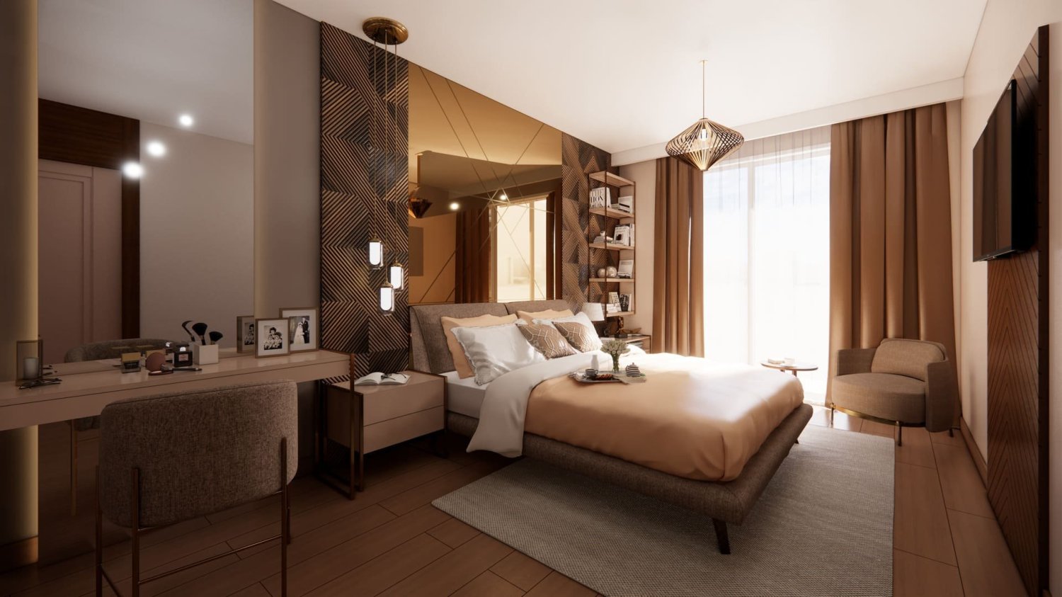 Квартира 3+1 в Flamingo Panorama, Бююкчекмедже, Турция № 37425