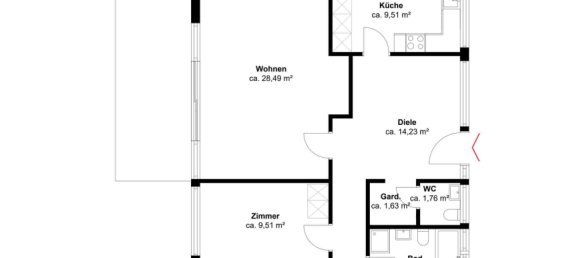 3 غرف نوم بنغالو في Harburg, Germany رقم 241366 10
