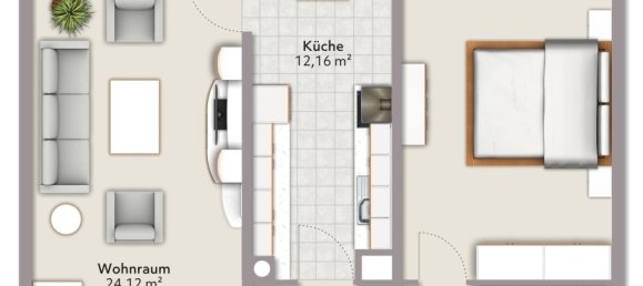1 bedroom Apartment in Freising, Germany No. 64762 11
