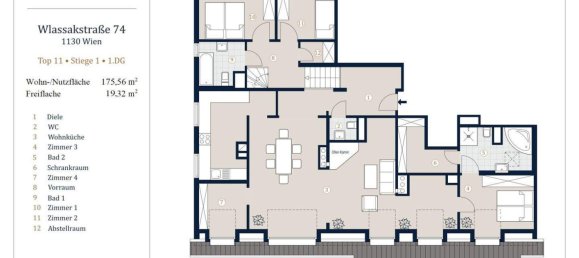 Ático de 5 habitaciónes en Hietzing, Austria No. 161795 9