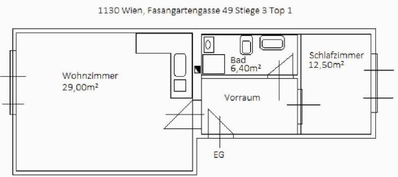 Квартира с 2 комнатами в Хитцинг, Австрия № 146501 9