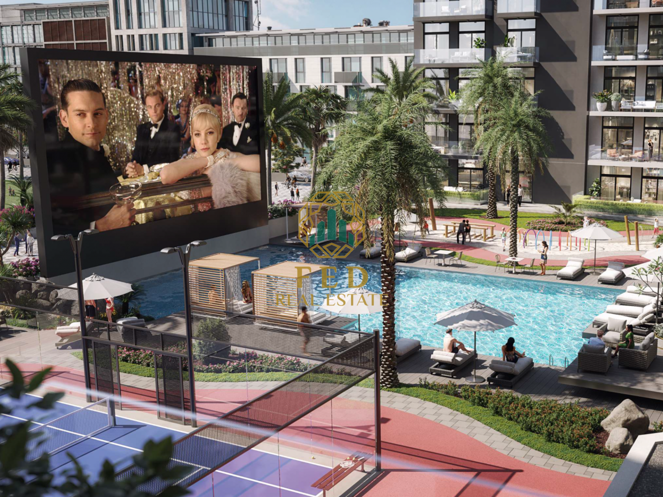 1 Schlafzimmer Wohnung in Dubai Studio City, UAE, Nr. 8240