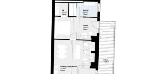 2-Zimmer Wohnung in Wien, Austria, Nr. 201473 4