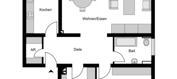 Квартира с 3 комнатами в Бохум, Германия № 15629 11