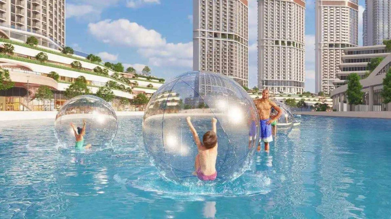 1.5 bedroom Apartment in 350 RIVERSIDE CRESCENT, Nadd Al Sheba, UAE No. 61488