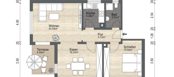Apartamento de 1 dormitorio en Rhein-Neckar-Kreis, Germany No. 19673 9