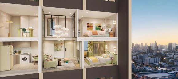2 chambres condominium à vendre à Khlong Toei, Bangkok, Bangkok Metropolitan, Thailand № 77223 2