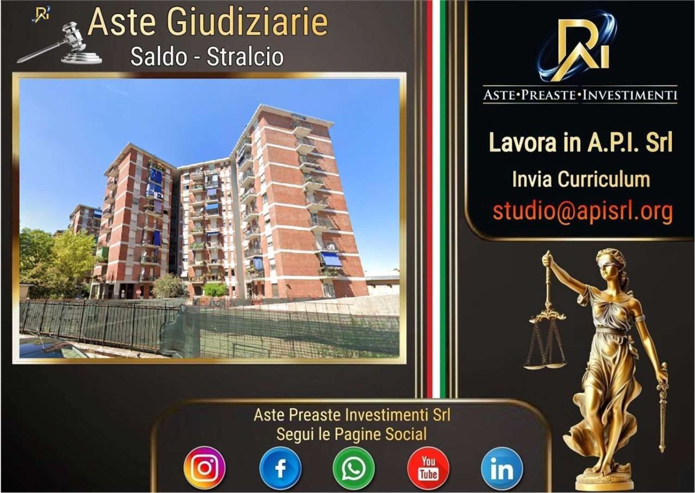 4 rooms Apartment in Cinisello Balsamo, Italy No. 287718