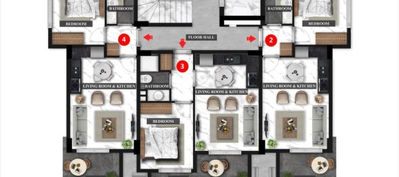 Apartment 1+1 in Avsallar, Turkey No. 31308 13