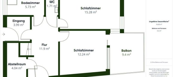 3 rooms Apartment in Kufstein, Austria No. 218900 20