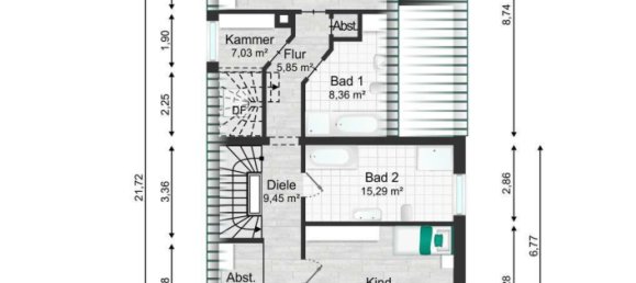 Casa de 2 dormitorios en Leipzig, Germany No. 32384 15