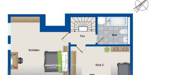 4 rooms Duplex in Potsdam, Germany No. 226720 21