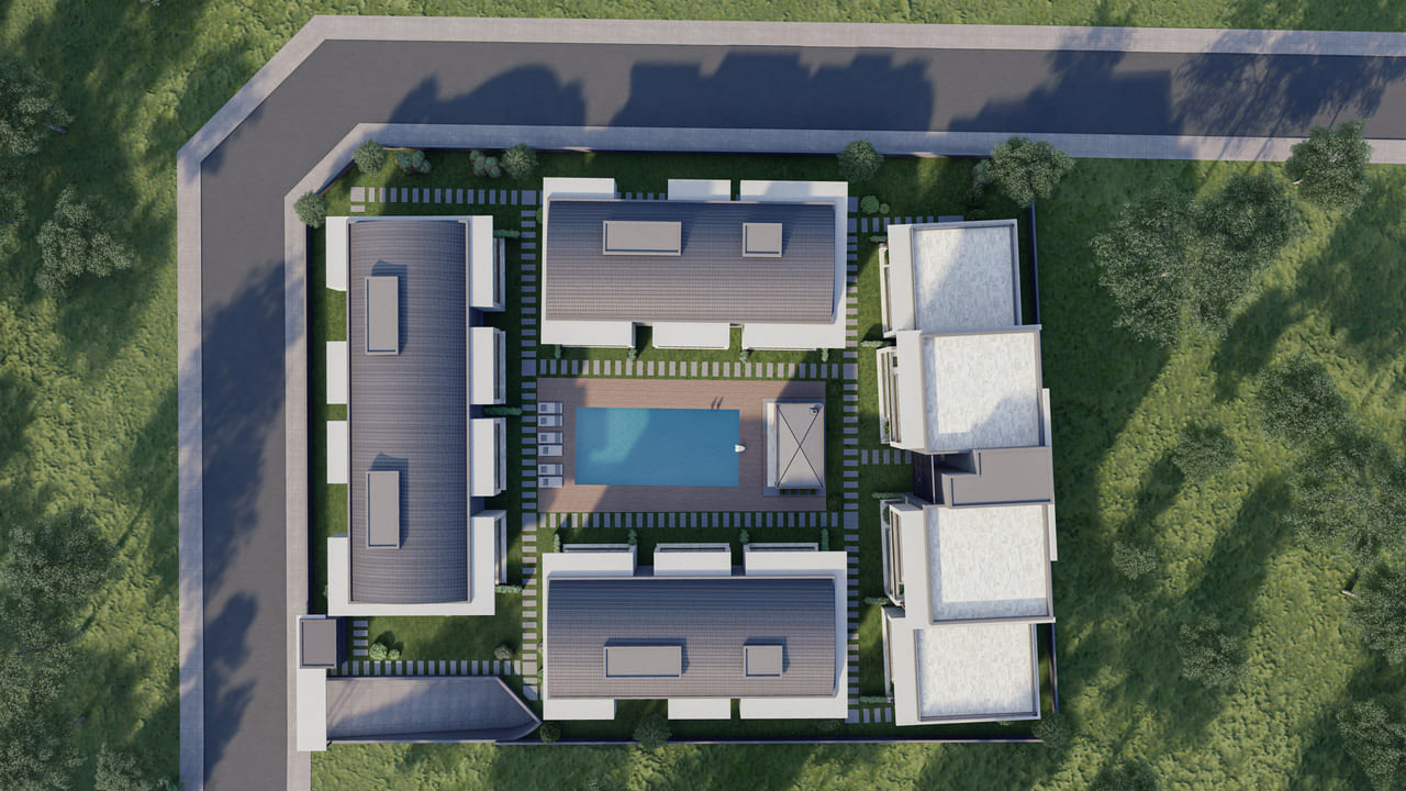 Villa 3+1 in Lotus Villas II, Aksu, Turkey No. 39201