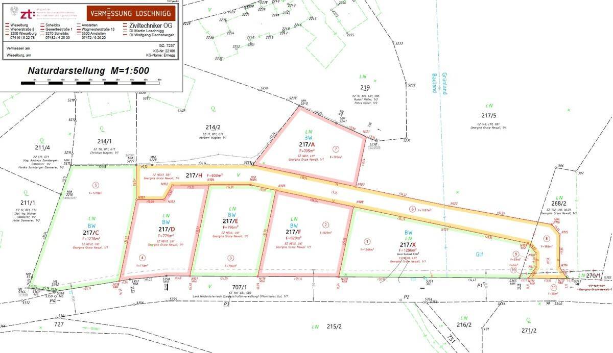 Grundstück in Niederösterreich, Austria 829m², Nr. 235879