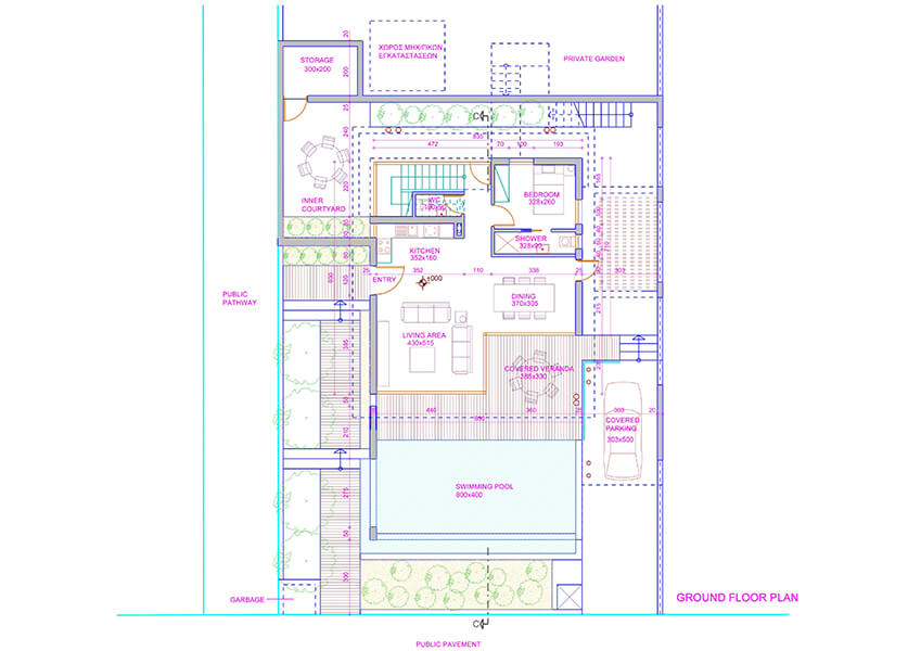 Вилла с 3 спальнями в Корал Бей, Кипр № 66