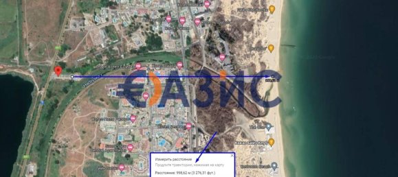 1 Schlafzimmer Wohnung in Sveti Vlas, Bulgaria, Nr. 116 25