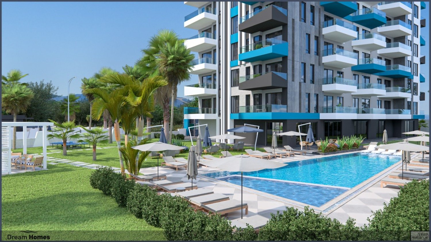 Квартира 1+1 в Аланья, Турция № 41715