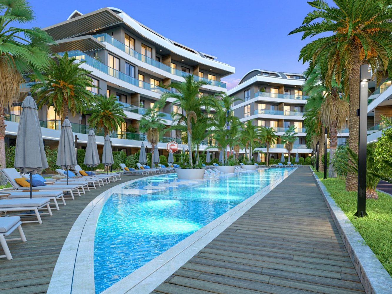 Apartment 1+1 in Alanya, Turkey No. 10681