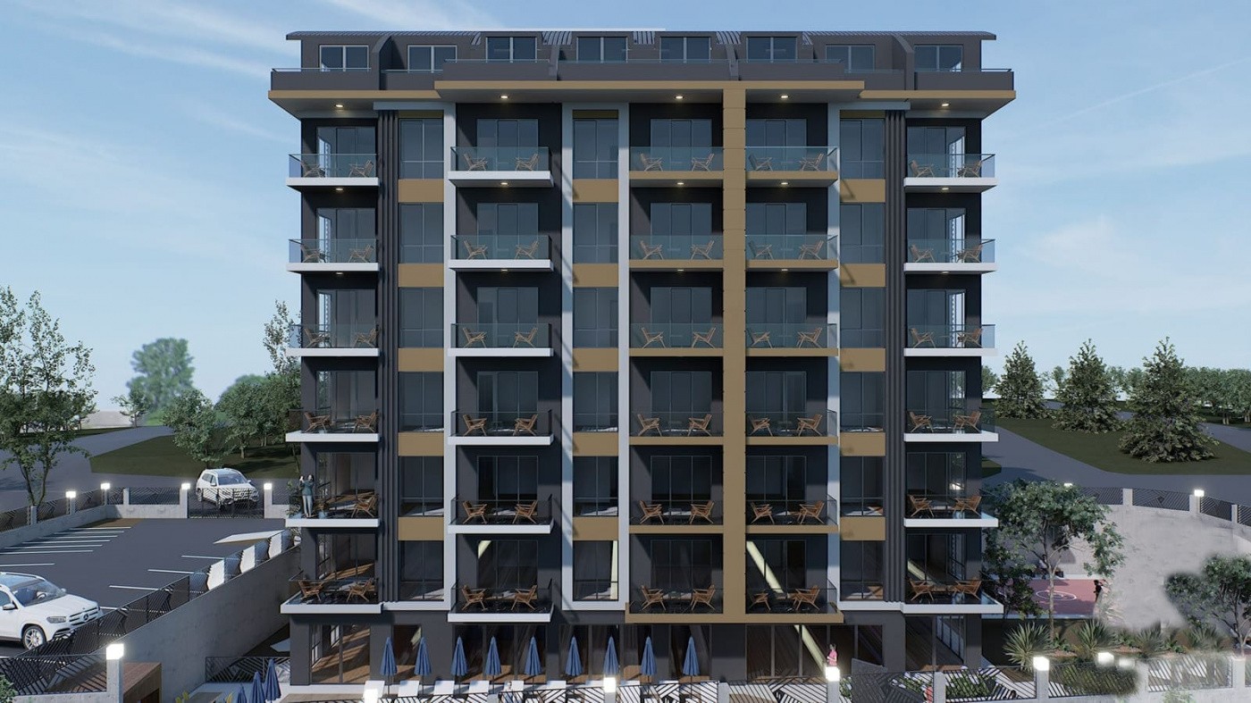 Квартира 1+1 в Демирташ, Турция № 31399