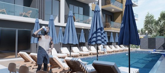 Квартира 1+1 в Демирташ, Турция № 31399 17